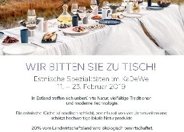 Entdecken sie Estland kulinarisch in Berlin