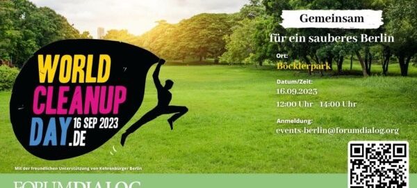 „World Cleanup Day“ in Berlin am 16. September 2023